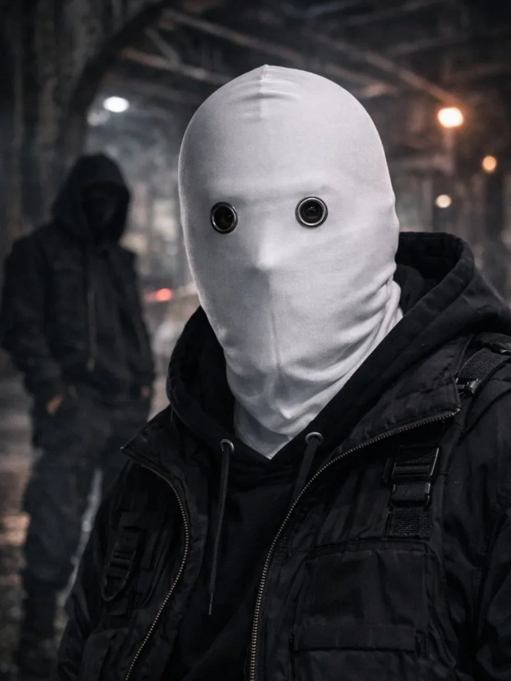 Full-Face Minimalist Mask – Seamless Balaclava for Photoshoots, Performance & Cr